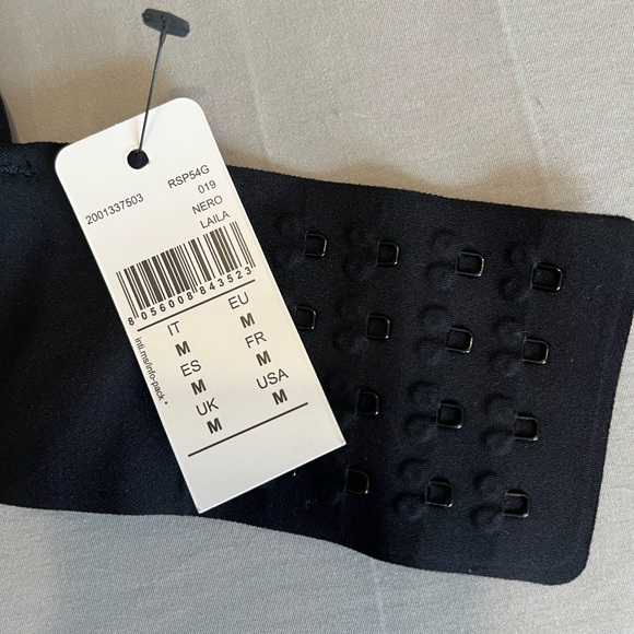 NWT Intimissimi Laila Microfiber Bra Designed In Italy Black Sz S MSRP $65 - Picture 7 of 10